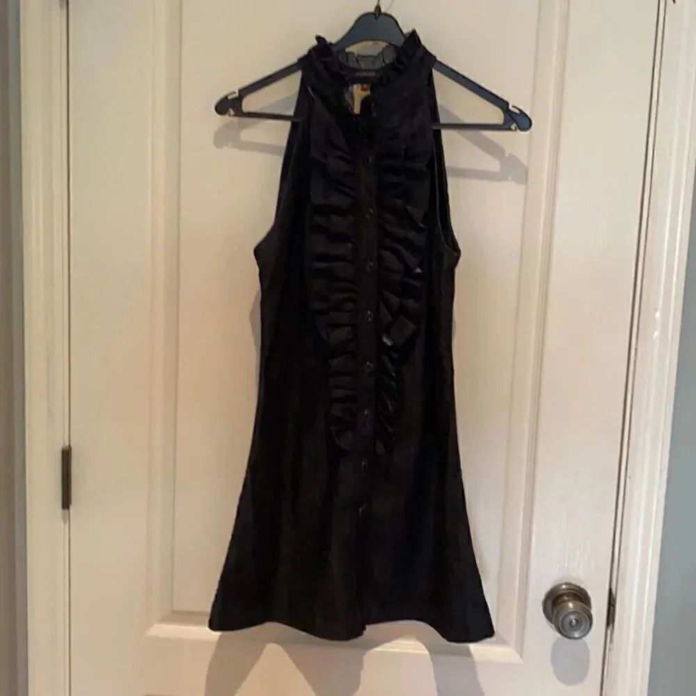 7 for all mankind ruffle denim dress S